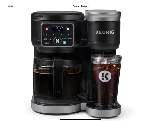 Keurig K-Duo Hot & Iced Single Serve & Carafe Coffee Maker, MultiStream Technology, 72oz Reservoir (Gen 2)